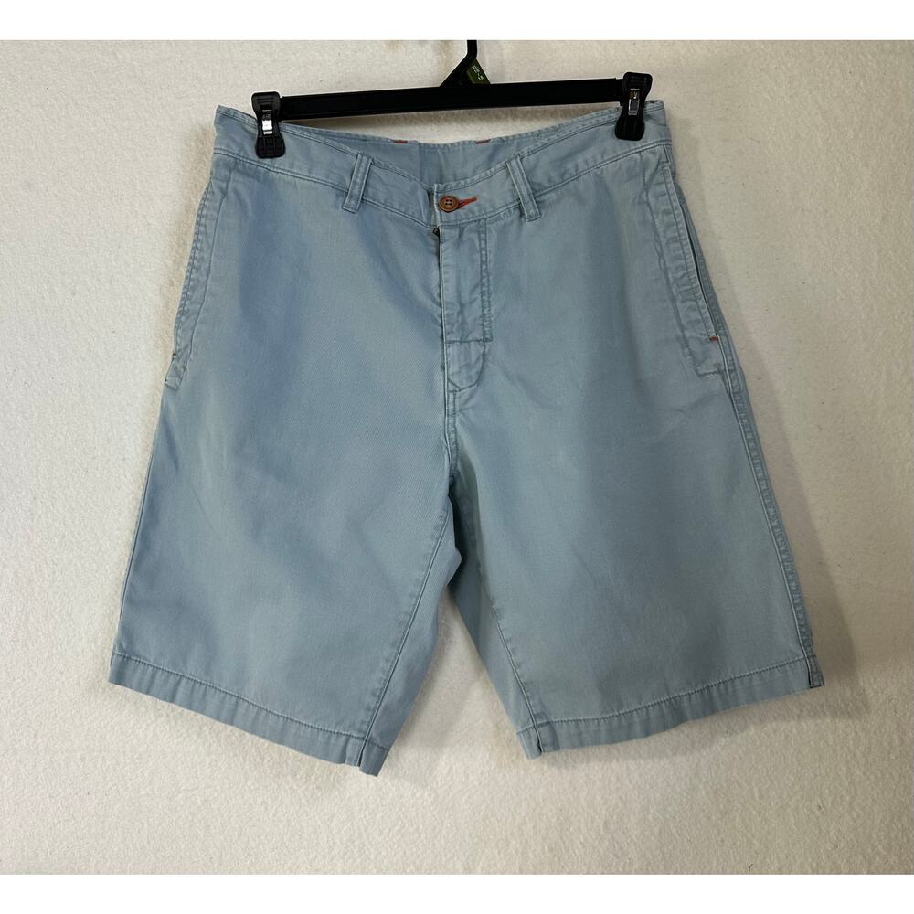 Tommy Bahama Relax Shorts Men'w SZ 32 Dusty Blue 100% cotton Preppy Beachy